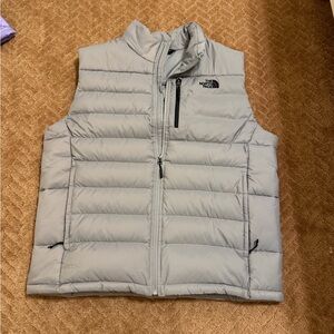 The North Face Gray Puffer Vest